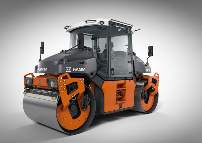 Formation cylindreur ACT-Conseils - compacteur tandem HAMM en compactage d'enrobés à chaud